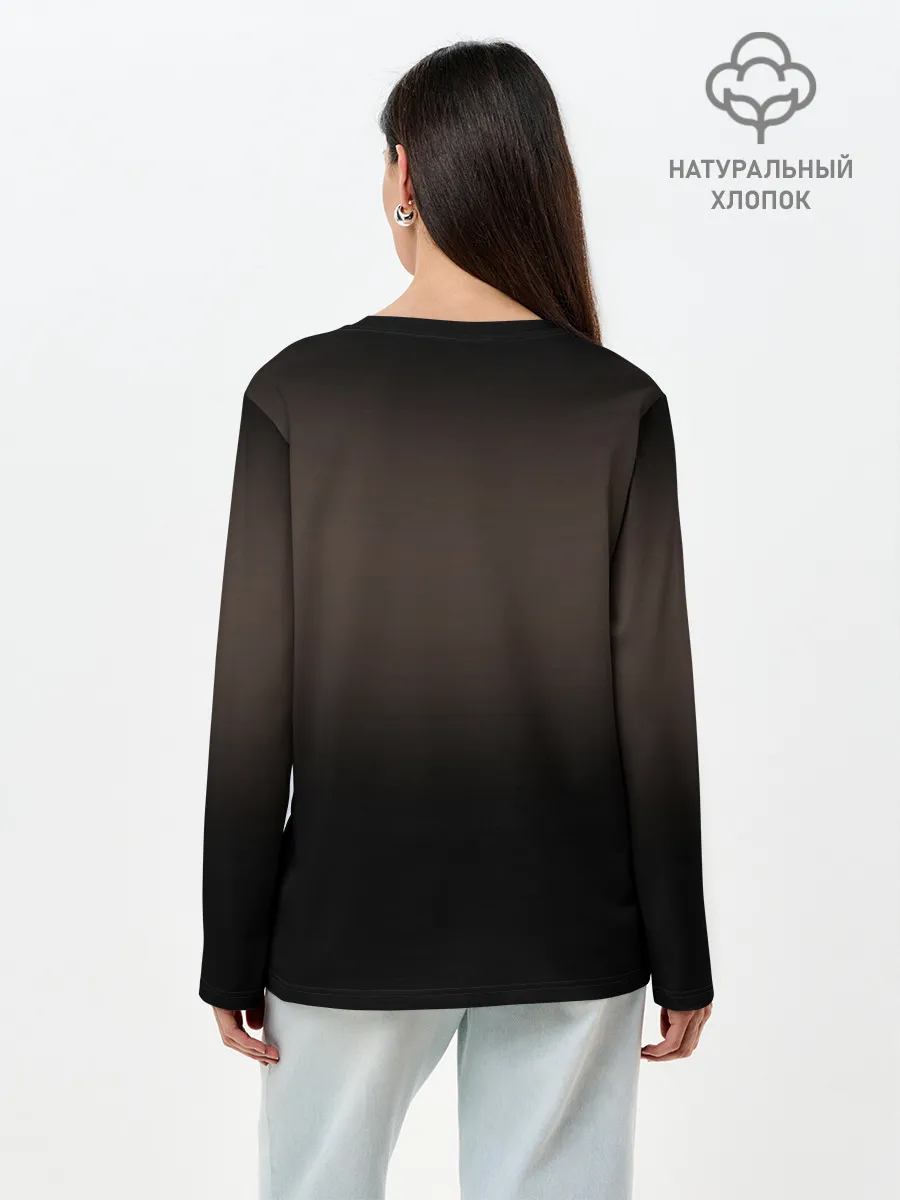 Лонгслив женский. Хлопок / Ким Кардашьян