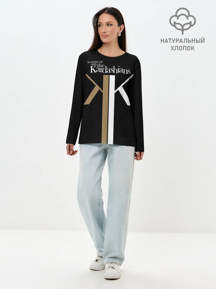 Лонгслив женский. Хлопок / Keeping up with Kardashians