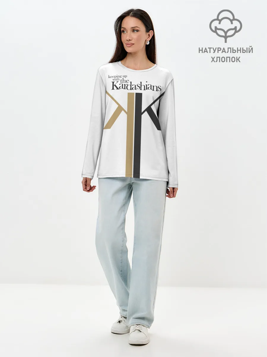 Лонгслив женский. Хлопок / Keeping up with Kardashians