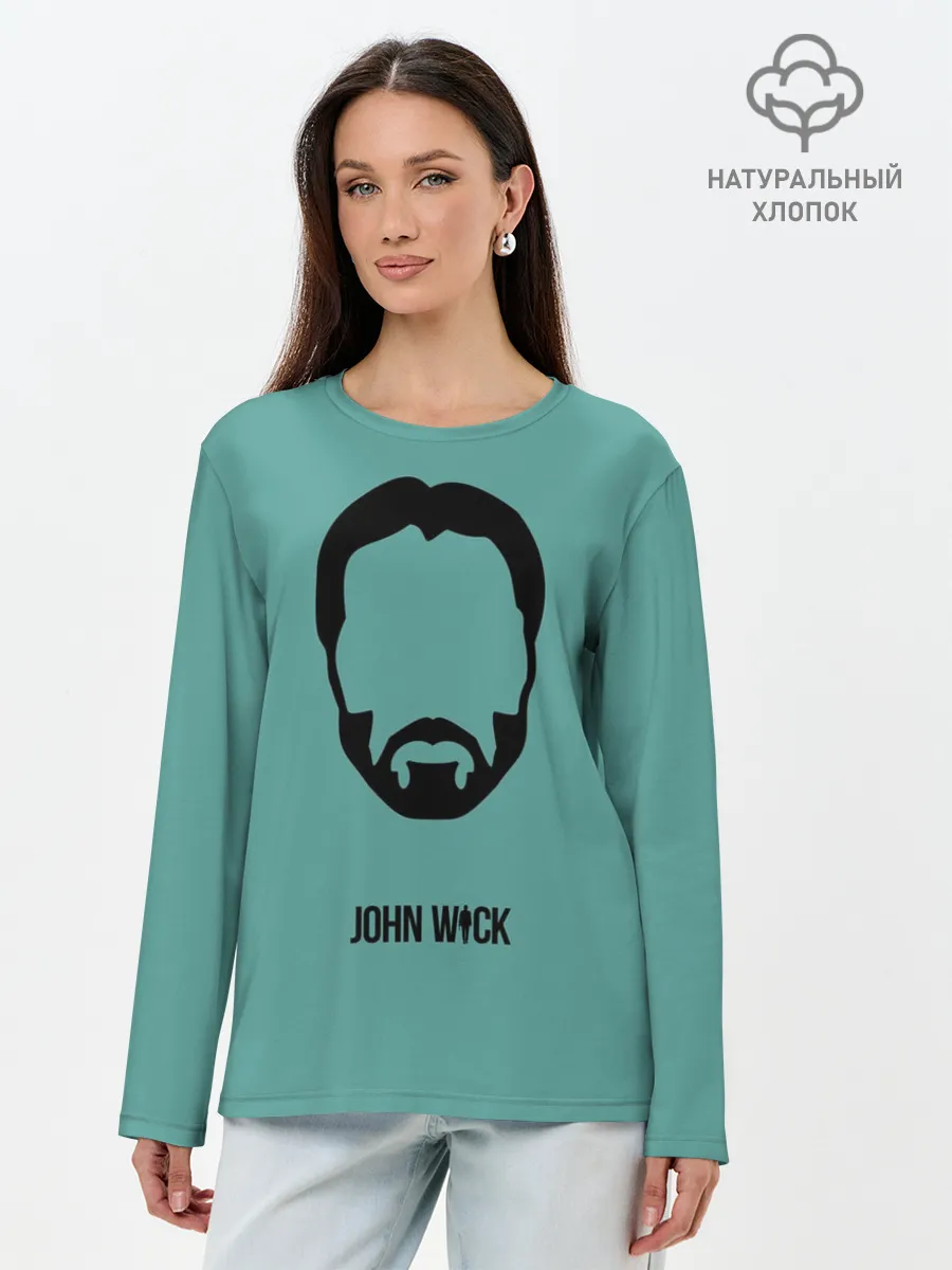 Лонгслив женский. Хлопок / Джон Уик