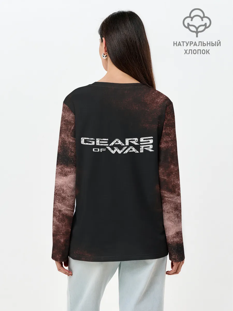 Лонгслив женский. Хлопок / NPC | ШЕСТЕРЕНКИ | ЛОГО