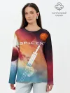 Лонгслив женский. Хлопок / Space X
