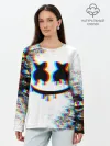 Лонгслив женский. Хлопок / MARSHMELLOW GLITCH