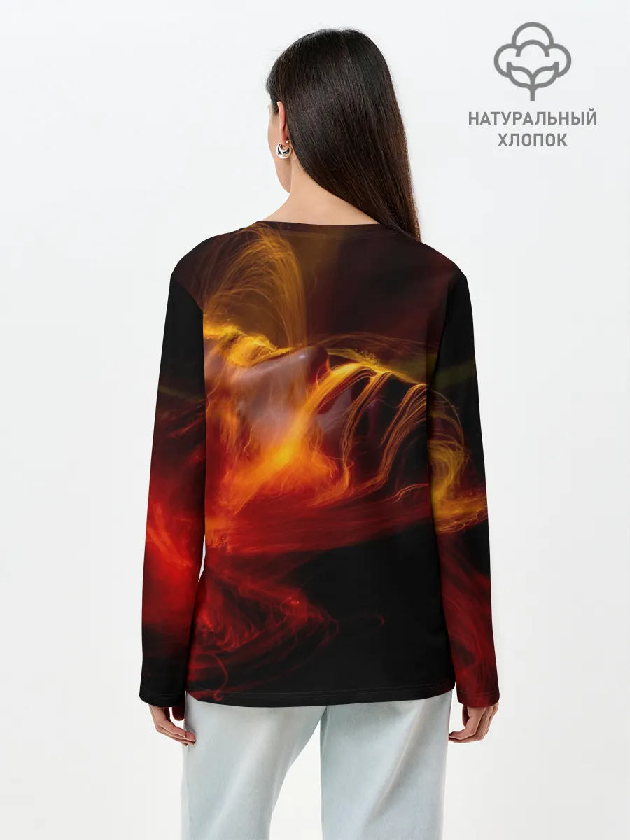 Лонгслив женский. Хлопок / Fire Girl
