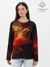 Лонгслив женский. Хлопок / Fire Girl