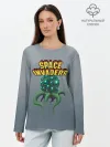 Лонгслив женский. Хлопок / Space Invaders | Old game