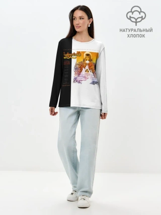 Лонгслив женский. Хлопок / Labyrinth - David Bowie