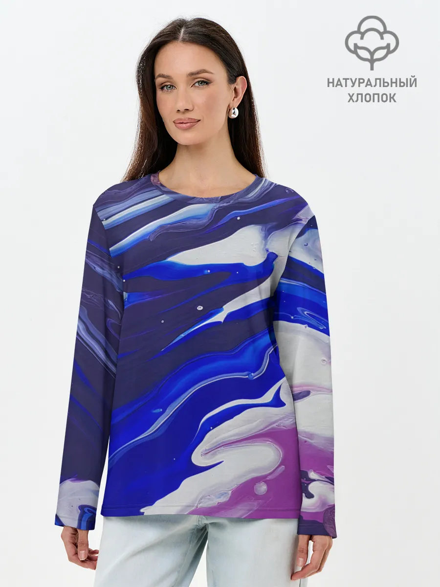 Лонгслив женский. Хлопок / Прозрение