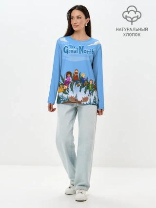 Лонгслив женский. Хлопок / The Great North