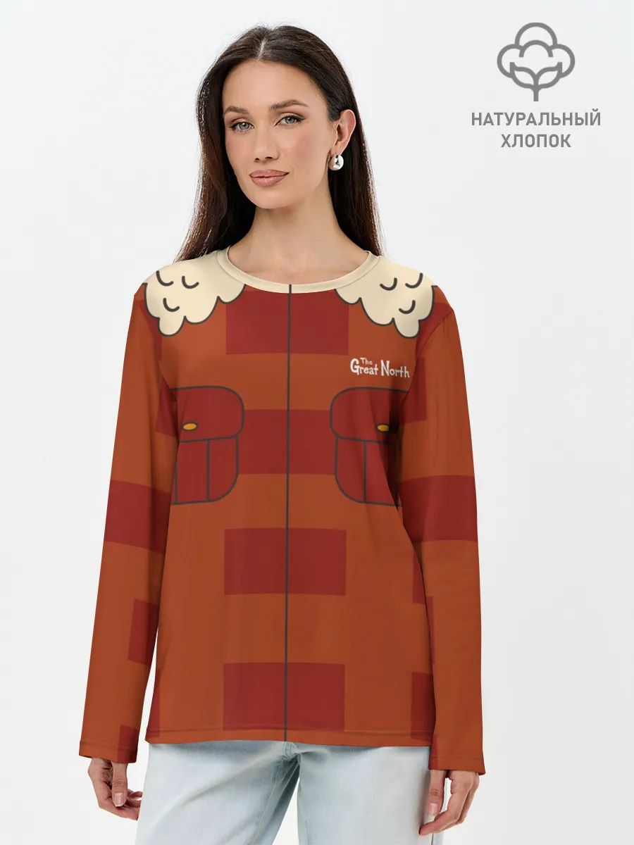 Лонгслив женский. Хлопок / Beef Tobin jacket