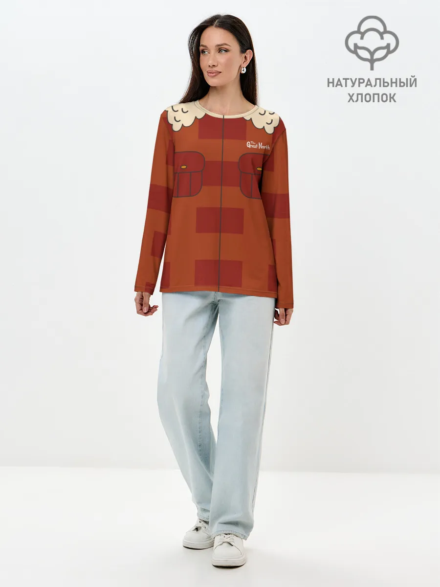 Лонгслив женский. Хлопок / Beef Tobin jacket