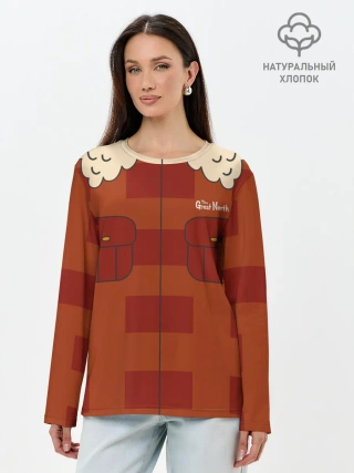 Лонгслив женский. Хлопок / Beef Tobin jacket