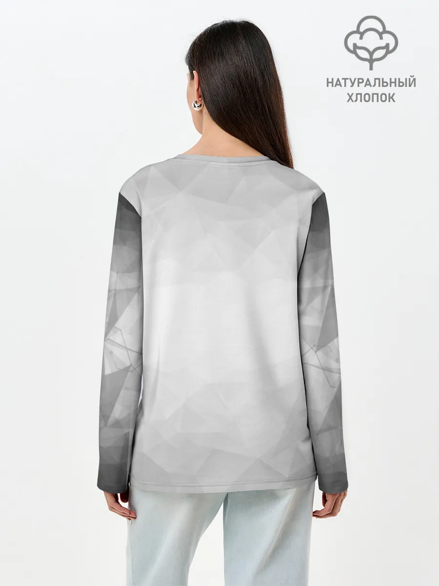 Лонгслив женский. Хлопок / SKULL BY VIK CANEMIRA