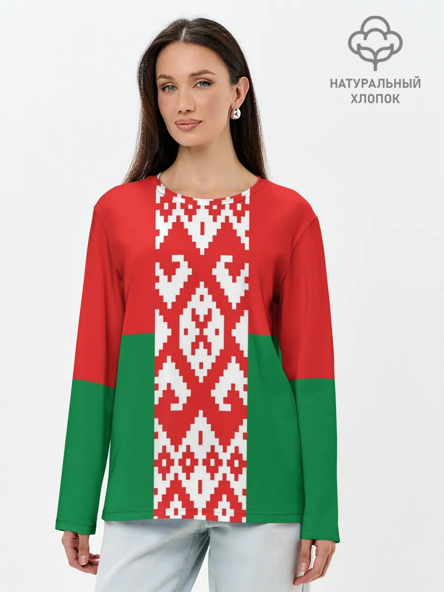 Лонгслив женский. Хлопок / Белоруссия