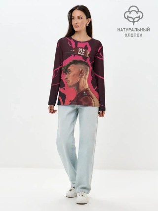 Лонгслив женский. Хлопок / Style MGK