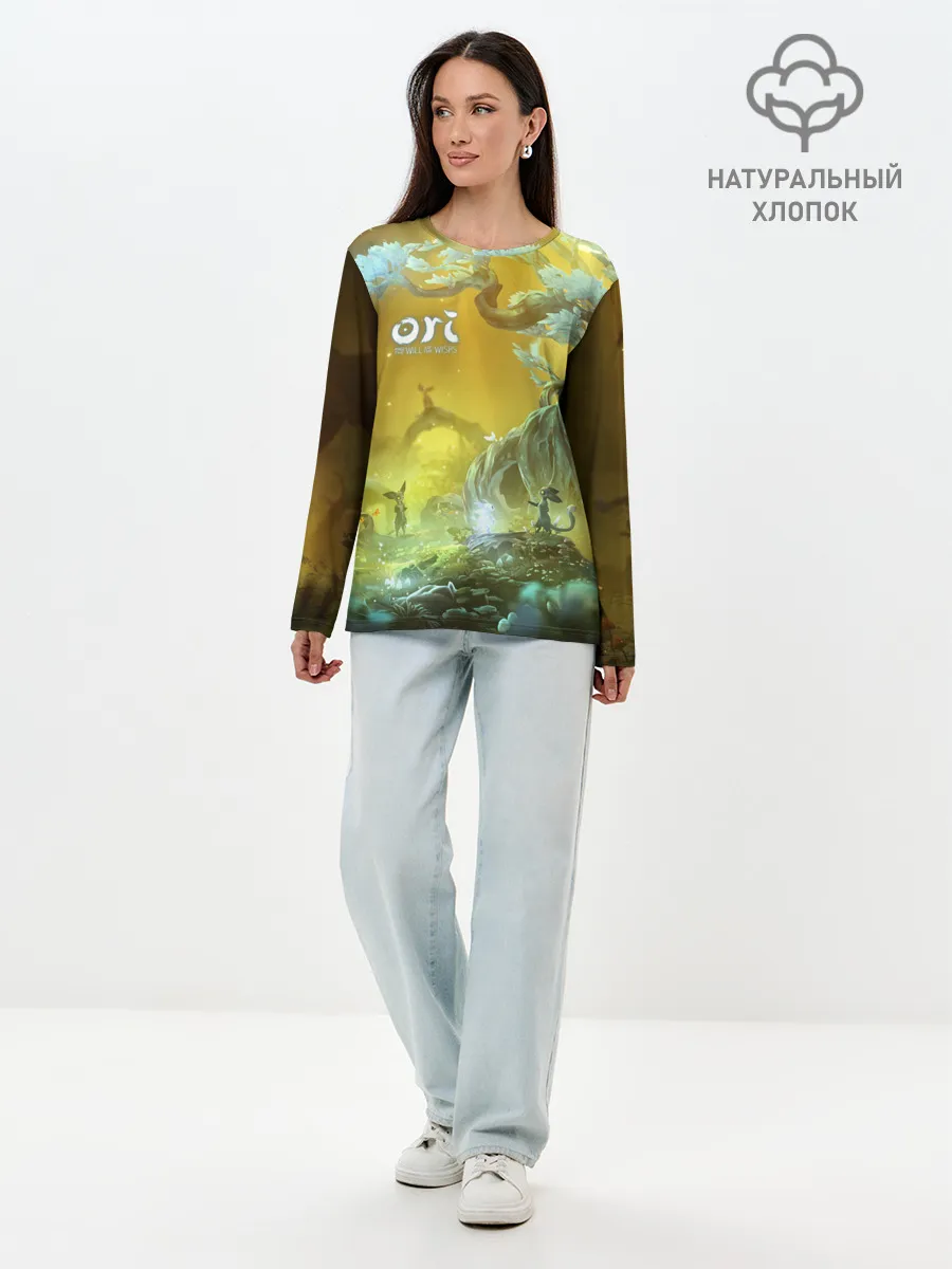 Лонгслив женский. Хлопок / Ori | Ori and the Will of the Wisps
