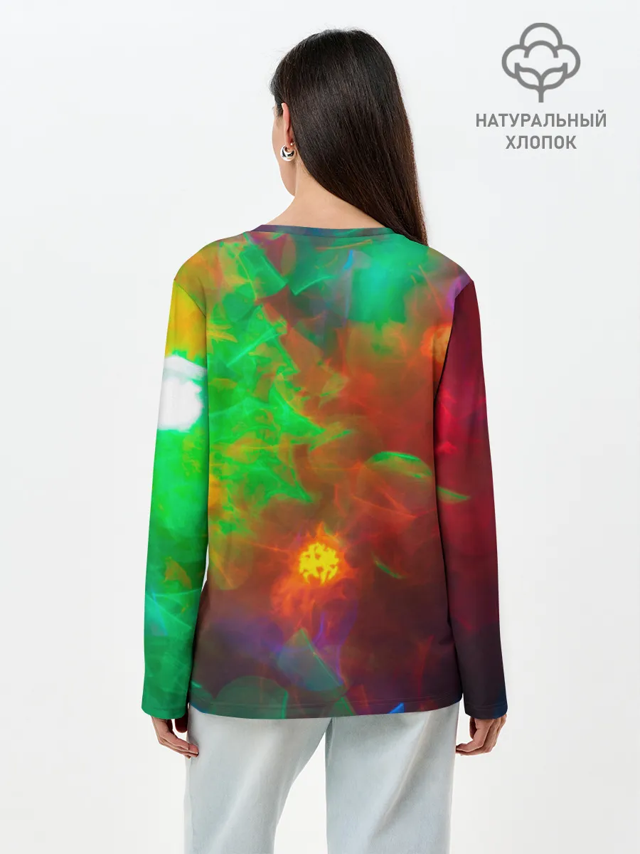 Лонгслив женский. Хлопок / Искра жизни