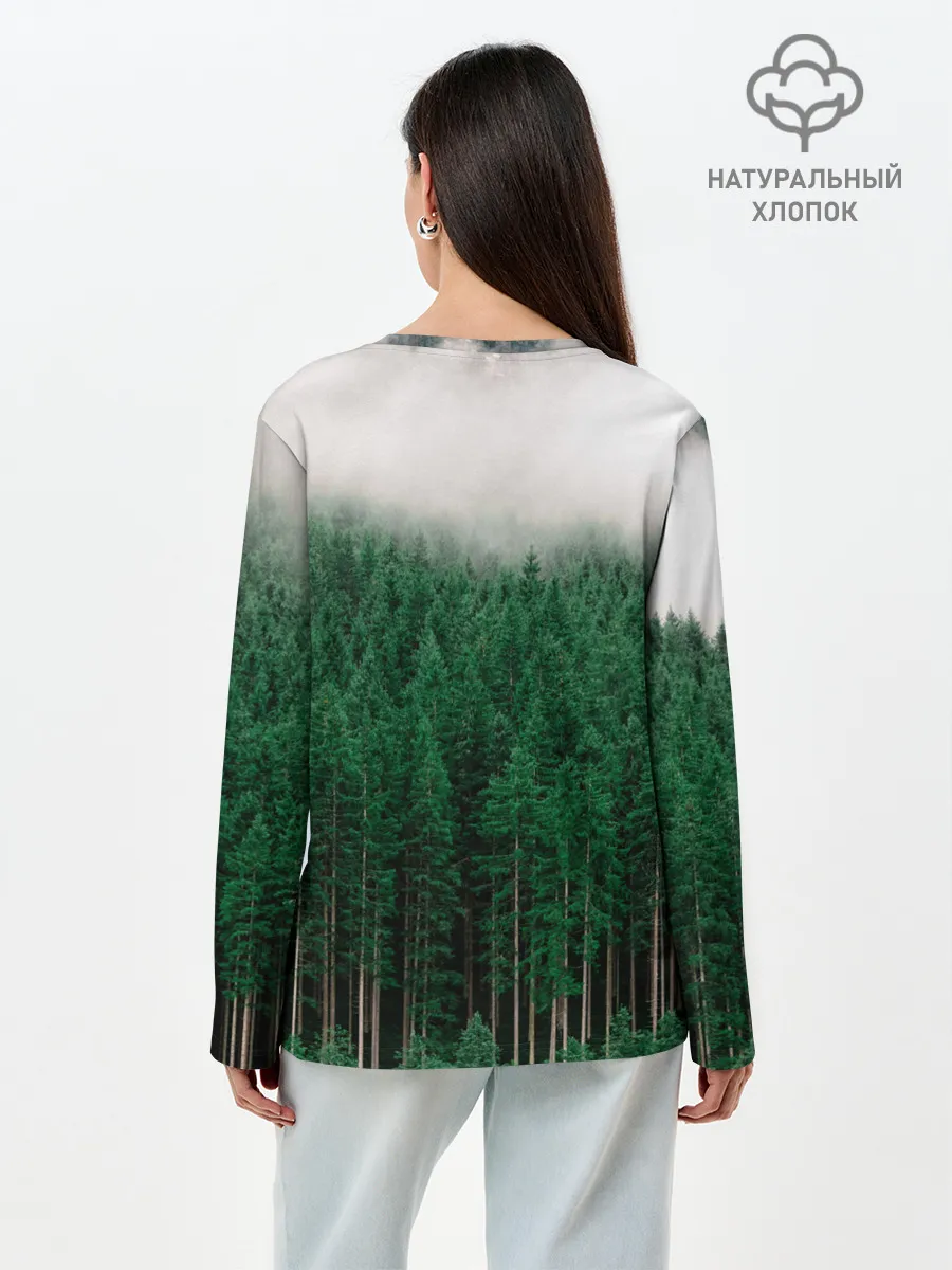 Лонгслив женский. Хлопок / ВАНАХЕЙМ | РУНЫ | RUNES