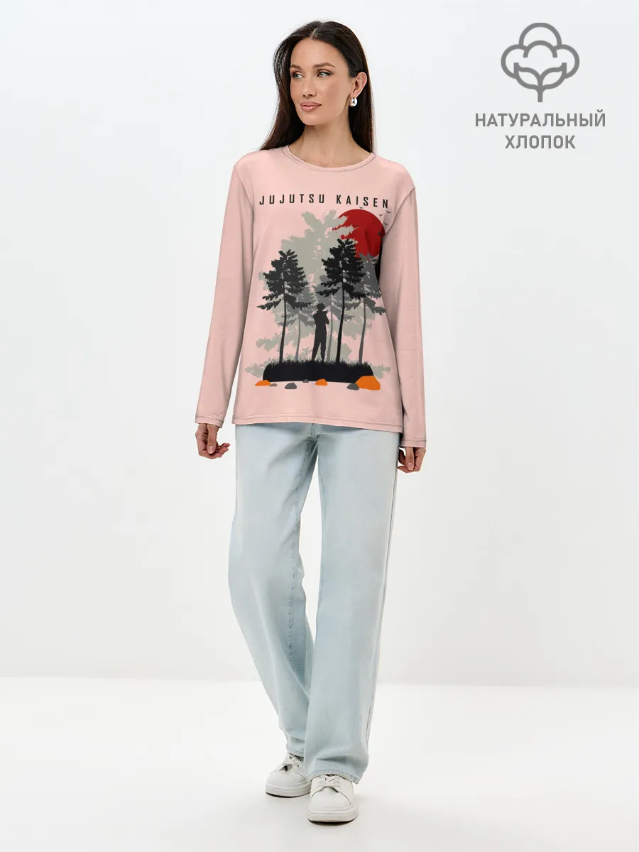 Лонгслив женский. Хлопок / Fushiguro Megumi Jujutsu Kaisen