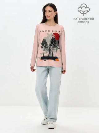 Лонгслив женский. Хлопок / Fushiguro Megumi Jujutsu Kaisen