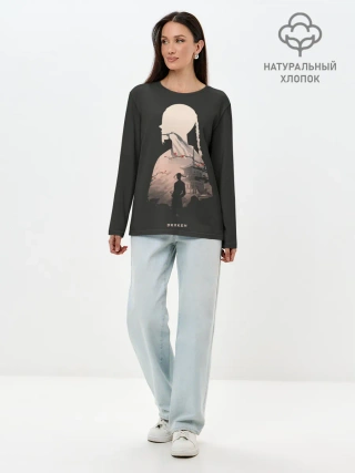 Лонгслив женский. Хлопок / Дракен токийские мстители