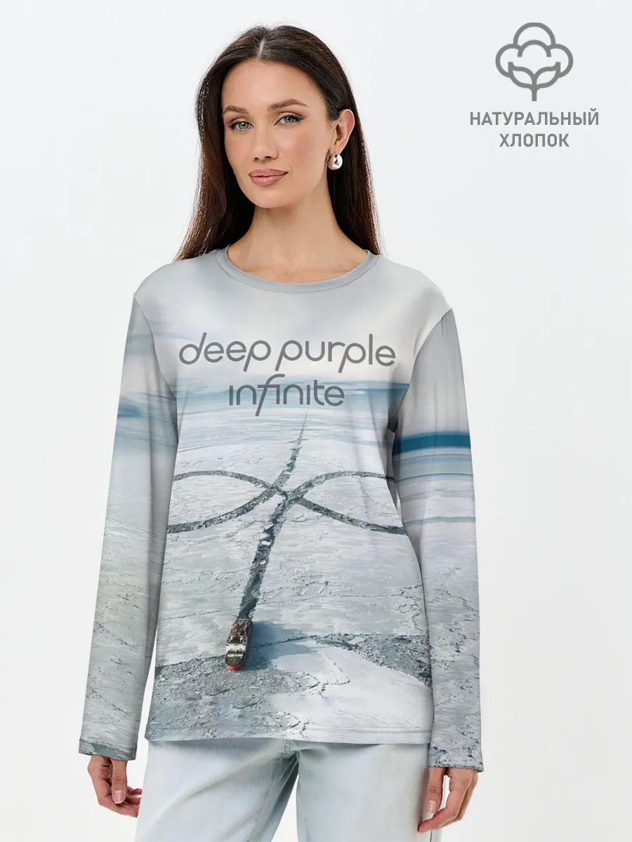 Лонгслив женский. Хлопок / Infinite - Deep Purple