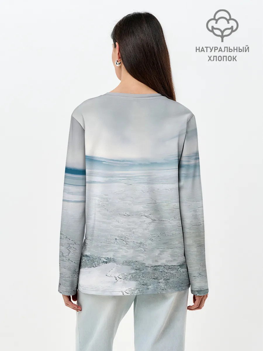 Лонгслив женский. Хлопок / Infinite - Deep Purple