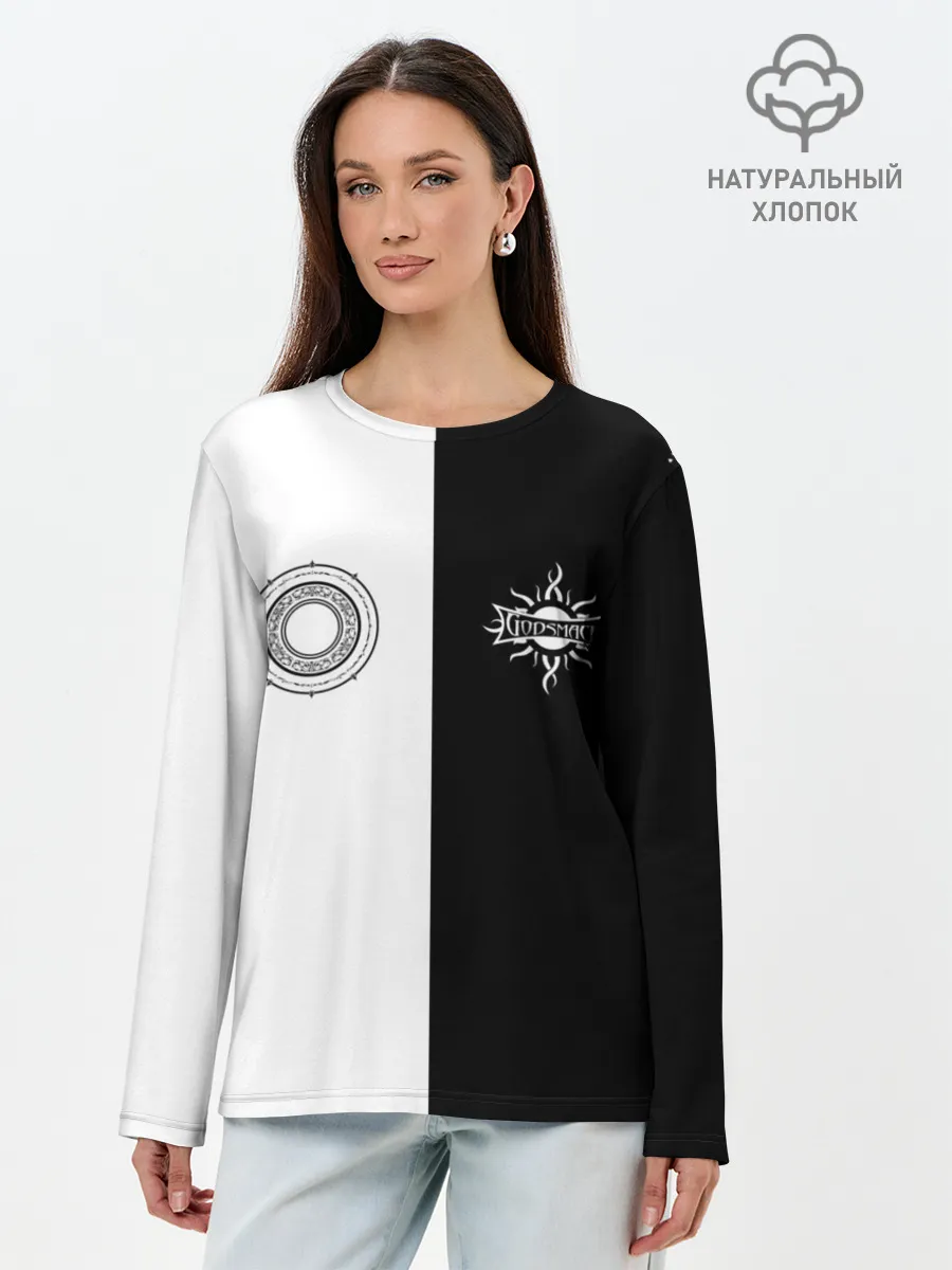 Лонгслив женский. Хлопок / GODSMACK | ГОДСМАК