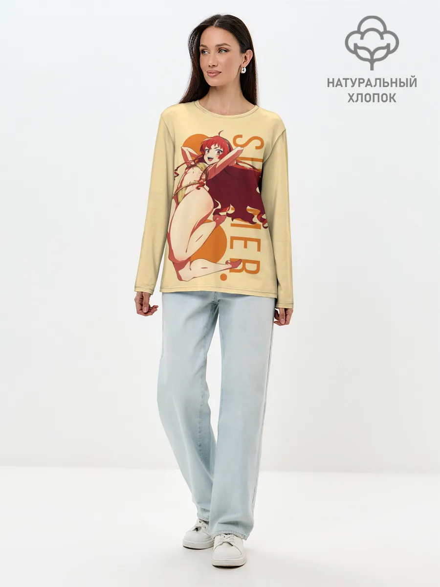 Лонгслив женский. Хлопок / Summer. Eris