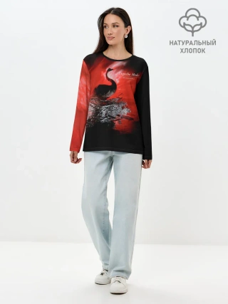 Лонгслив женский. Хлопок / Speak & Spell - Depeche Mode