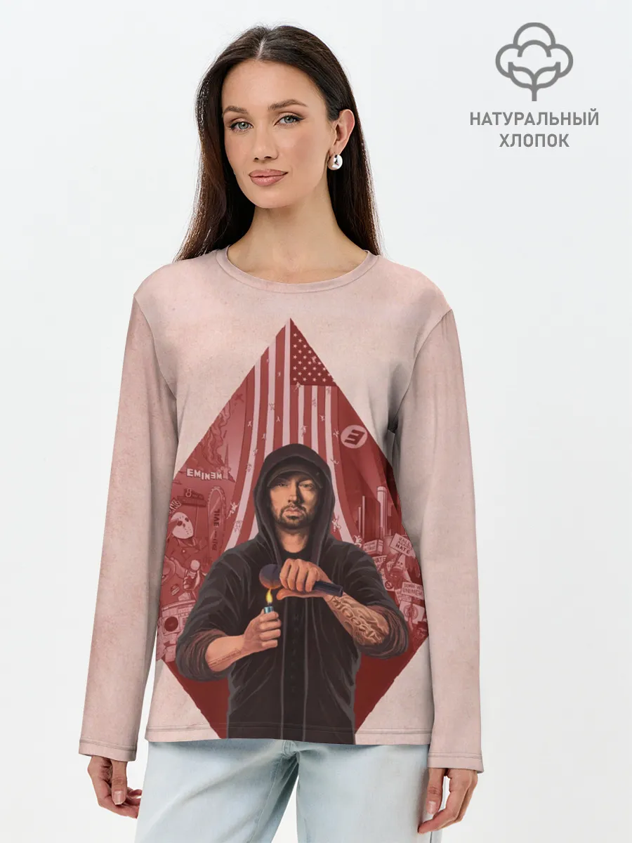 Лонгслив женский. Хлопок / Rap truth