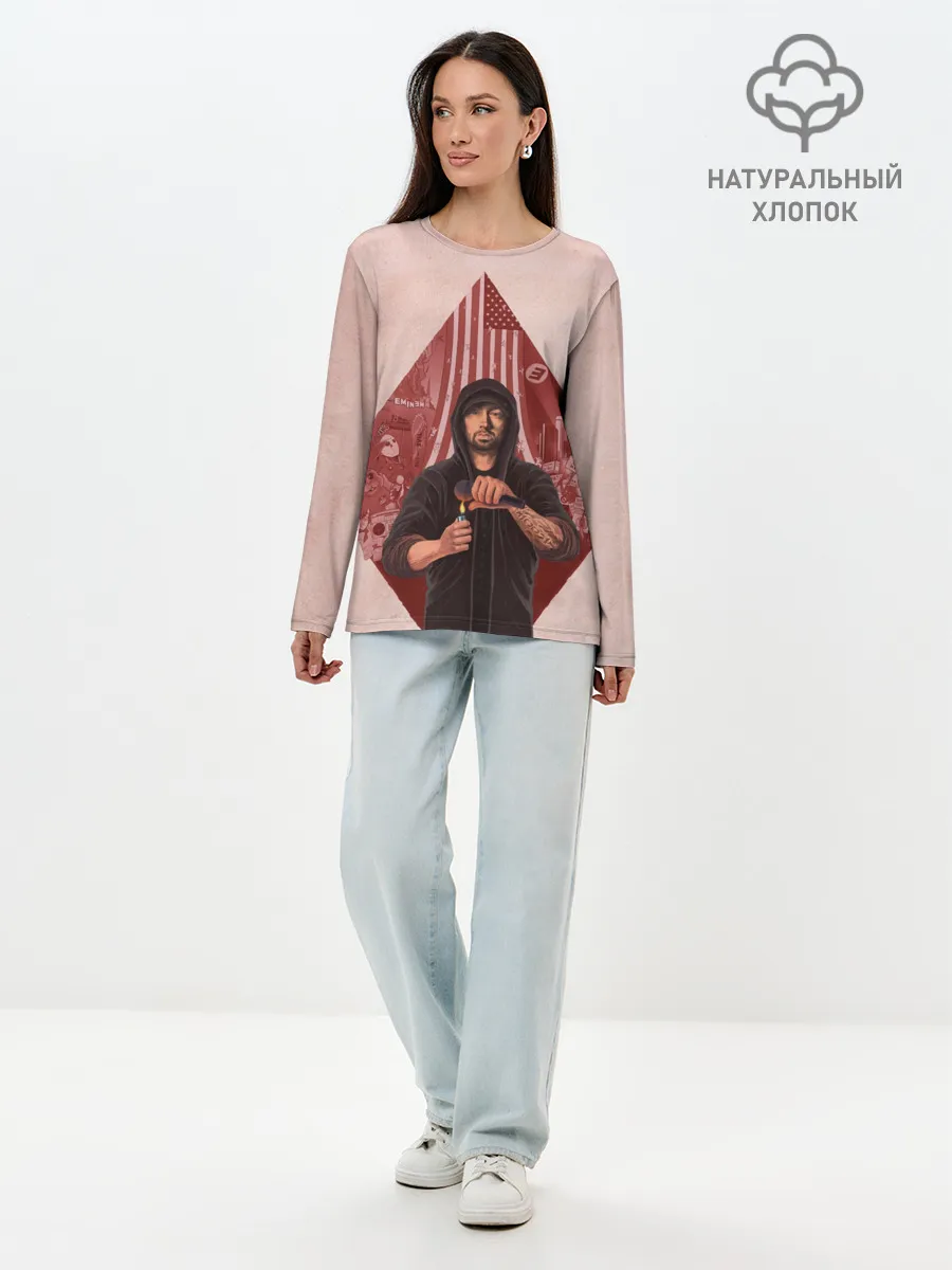 Лонгслив женский. Хлопок / Rap truth