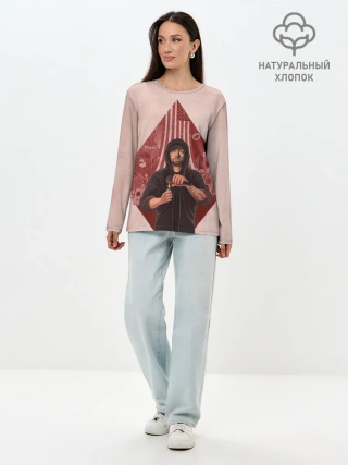 Лонгслив женский. Хлопок / Rap truth