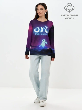 Лонгслив женский. Хлопок / Ori | Ори