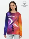 Лонгслив женский. Хлопок / Space X