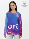 Лонгслив женский. Хлопок / Ori | 18+