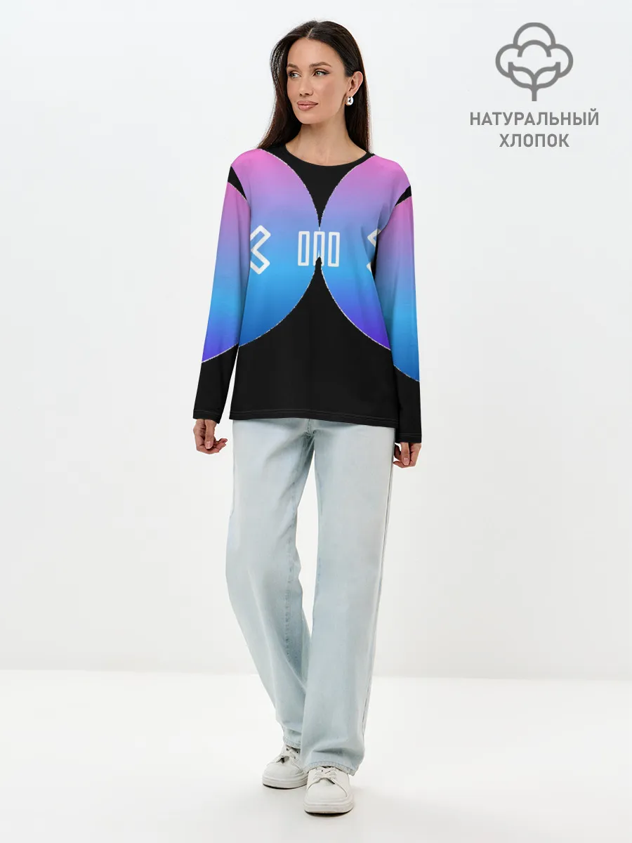 Лонгслив женский. Хлопок / G&M