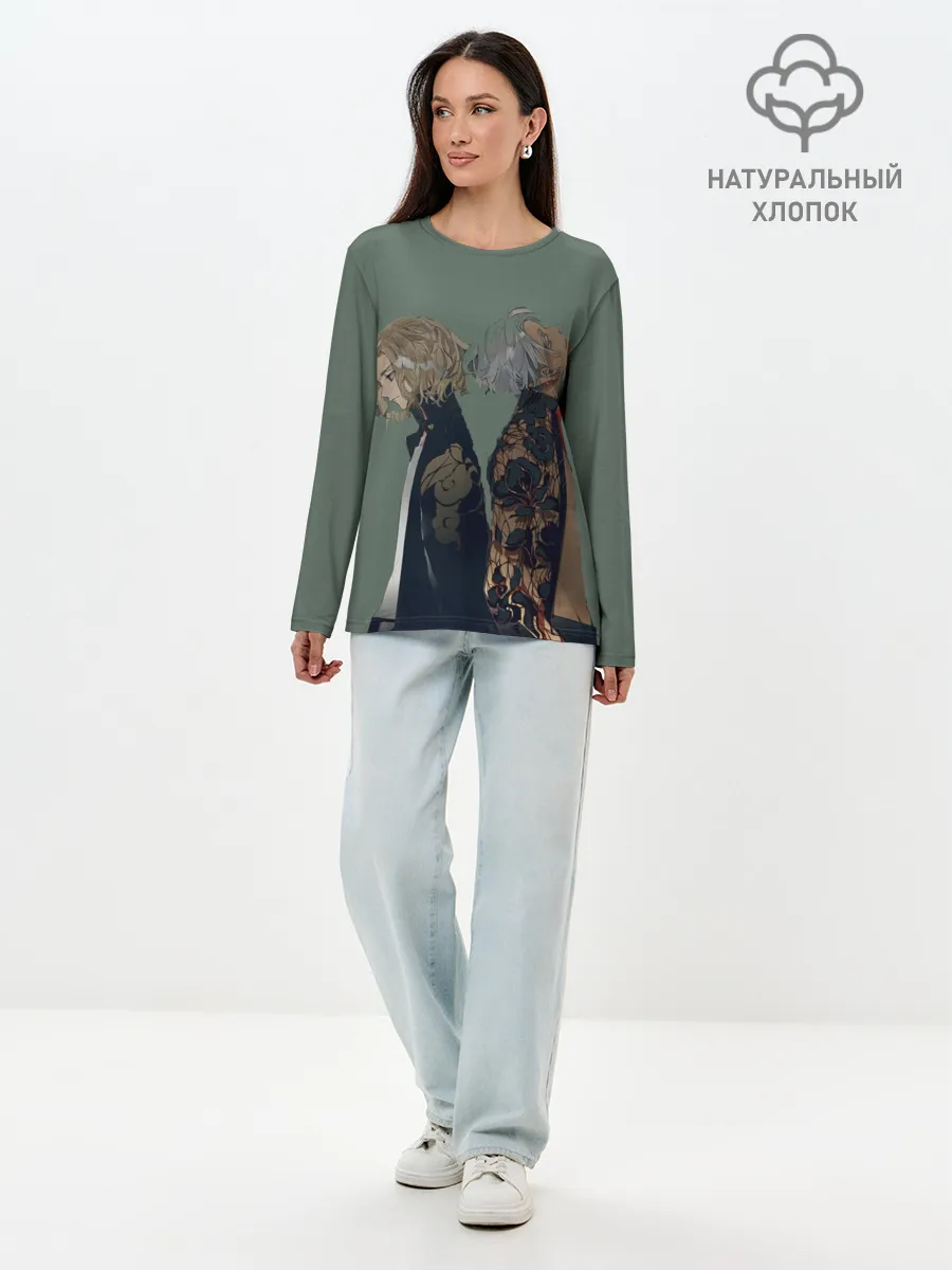 Лонгслив женский. Хлопок / Токийские мстители Майки