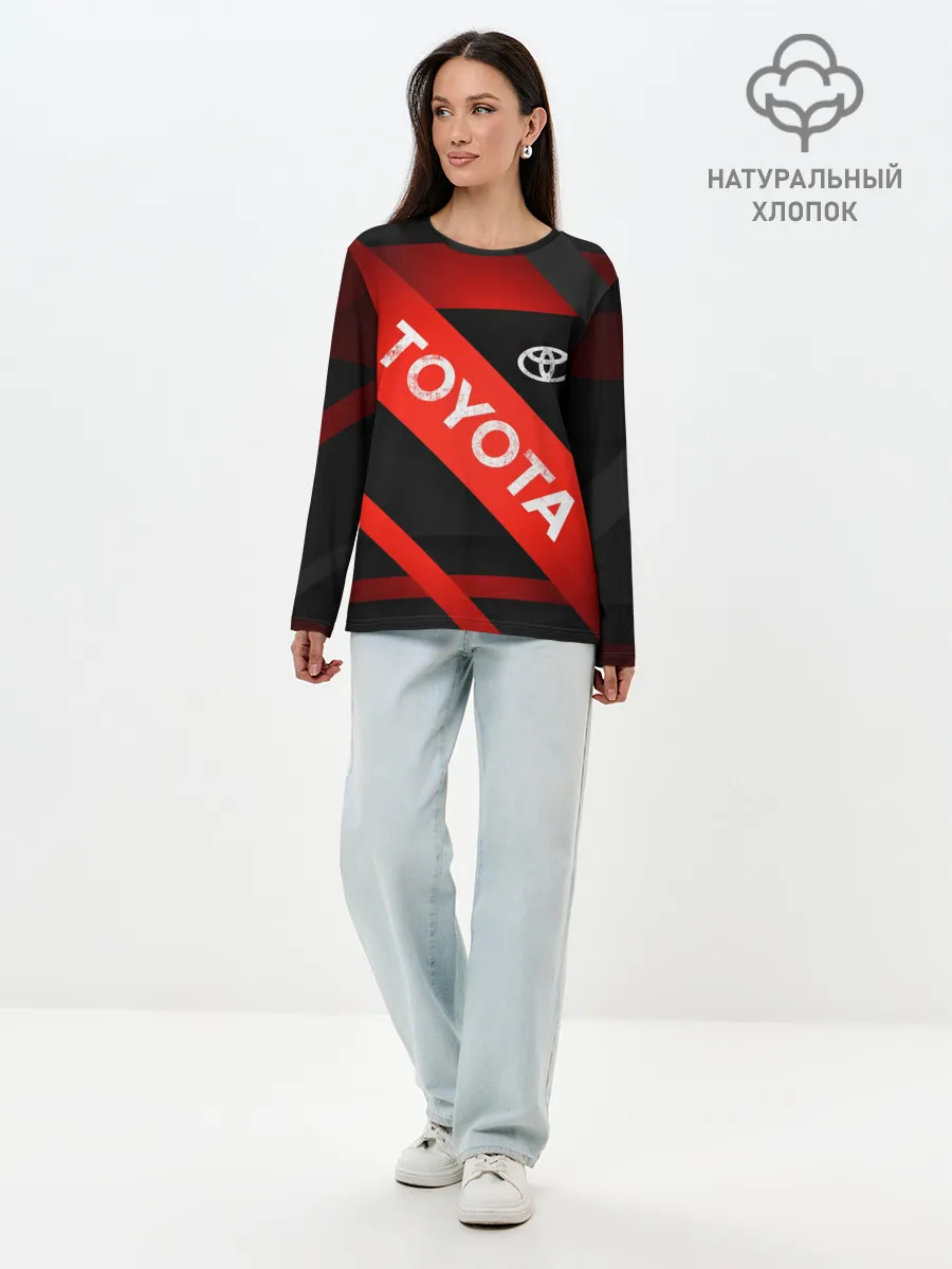 Лонгслив женский. Хлопок / TOYOTA LINES