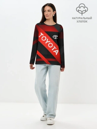 Лонгслив женский. Хлопок / TOYOTA LINES