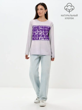 Лонгслив женский. Хлопок / Deep Purple in Concert