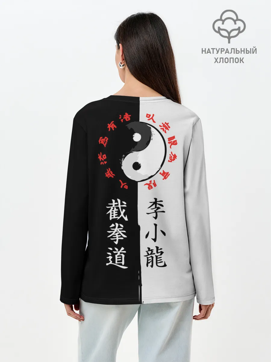 Лонгслив женский. Хлопок / Bruce Jeet Kune Do