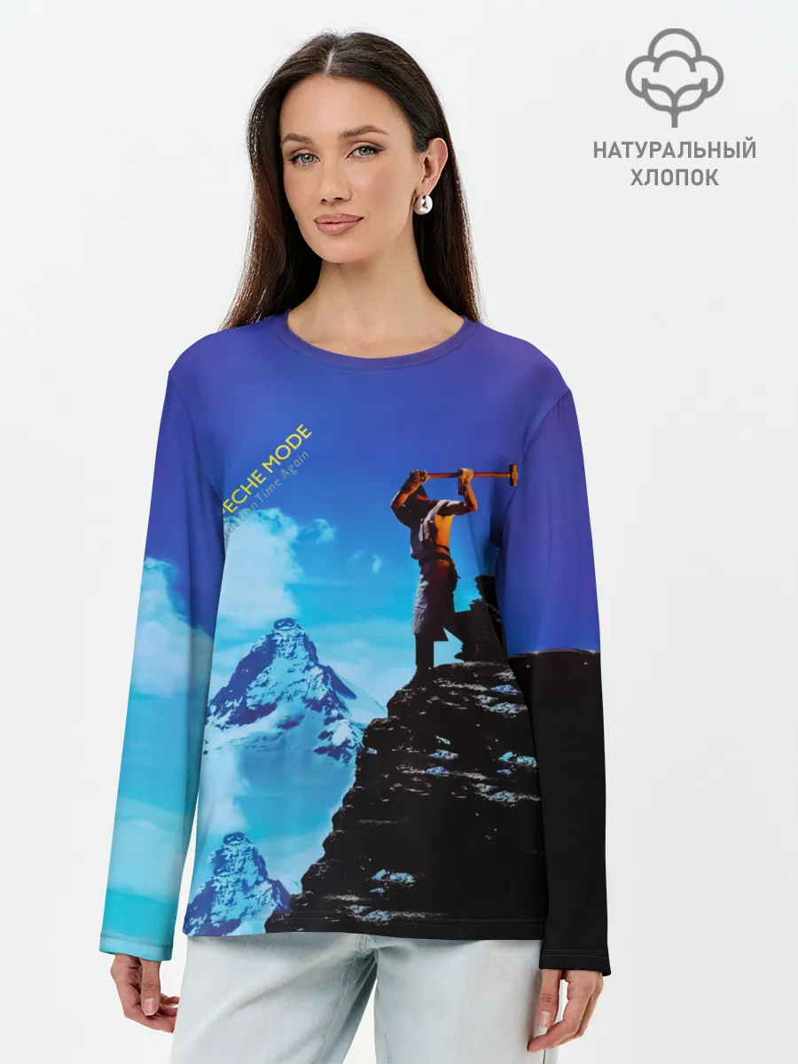 Лонгслив женский. Хлопок / Construction Time Again - Depeche Mode