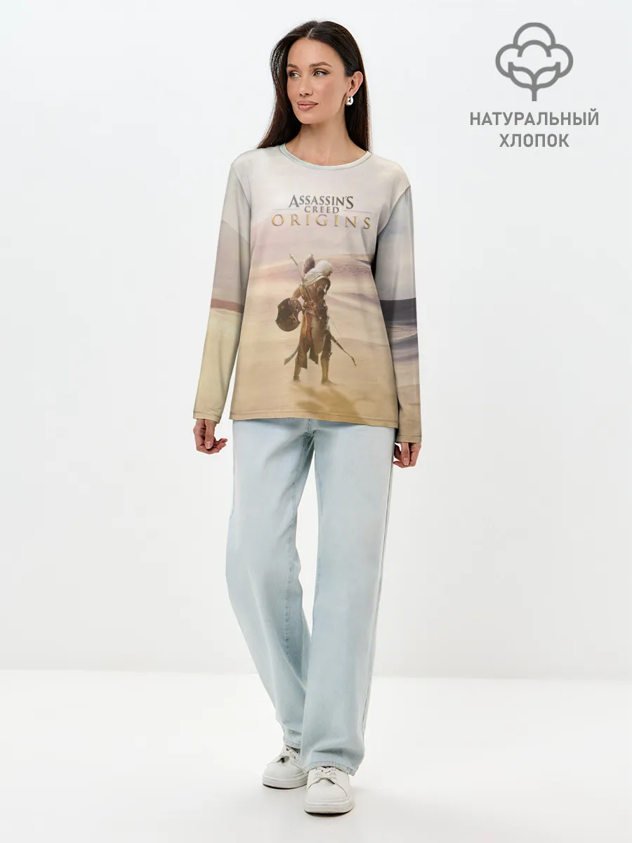 Лонгслив женский. Хлопок / Байек здесь