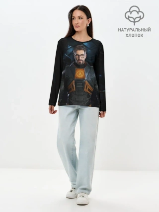 Лонгслив женский. Хлопок / HL Alyx