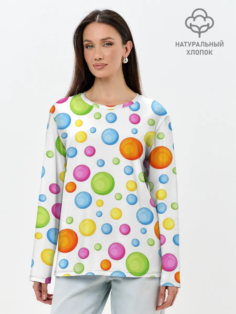 Лонгслив женский. Хлопок / СИМПЛ ДИМПЛ | SIMPLE DIMPLE