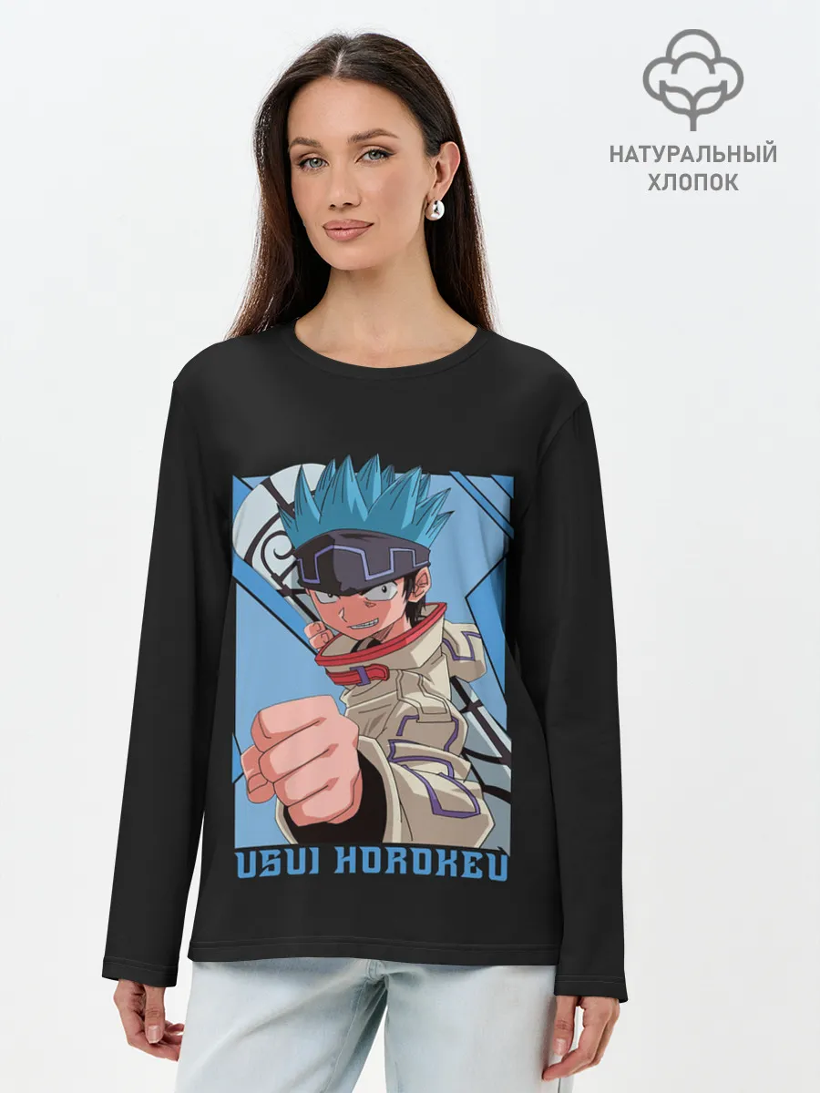 Лонгслив женский. Хлопок / Хорокеу
