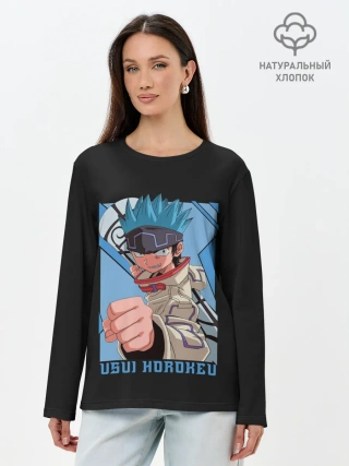 Лонгслив женский. Хлопок / Хорокеу