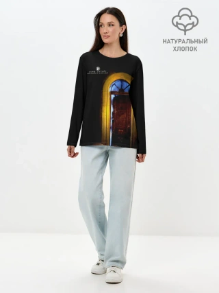 Лонгслив женский. Хлопок / The House of Blue Light - Deep Purple