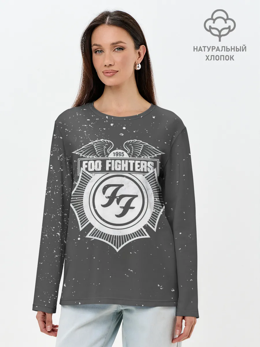 Лонгслив женский. Хлопок / Foo Fighters 1995 FF